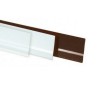 PARAFREDDO FLESSIBILE IN PVC CON FELTRO cm. 100 - Marrone