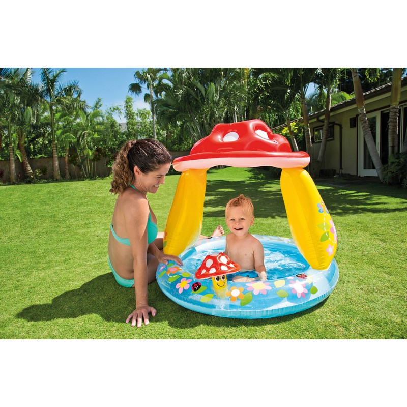 Intex PISCINA TONDA GONFIABILE BABY FUNGO  cm. 102x89 h lt. 45