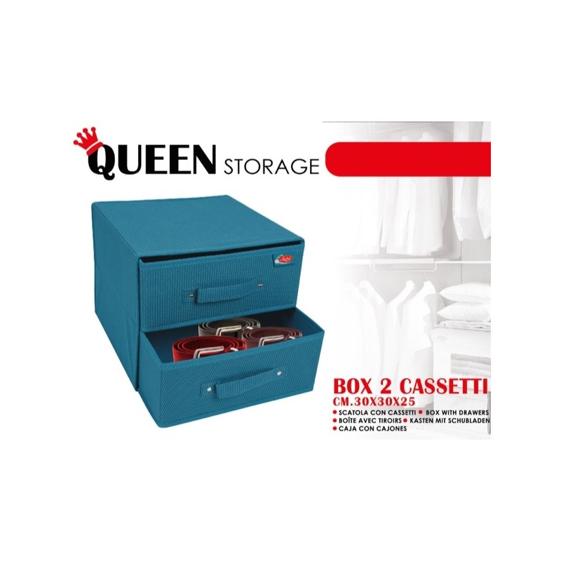 QUEEN PETROLIO BOX 2 CASSETTI CM.30X30X25 0347