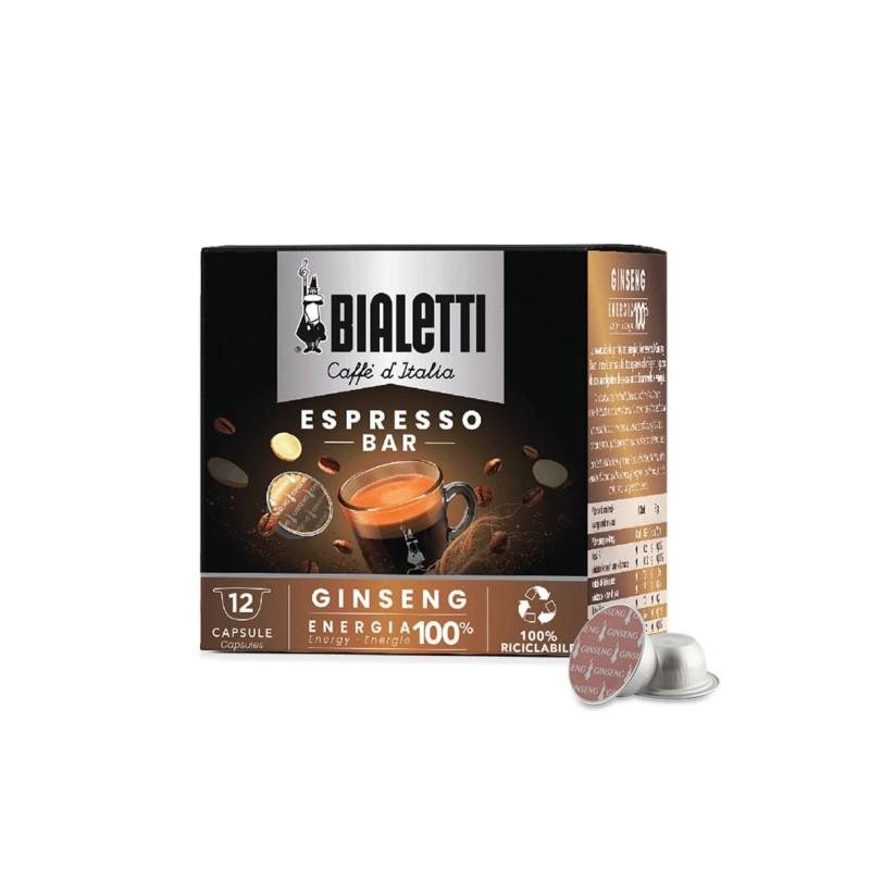 CAPSULE ESPRESSO BAR BIALETTI GINSENG