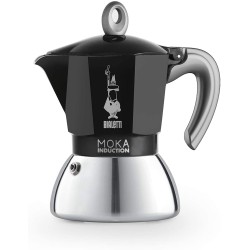  New Moka Induction 4tz Black