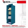 QUEEN PETROLIO MANAGER 4 RIPIANI CM.84X30X30 0344