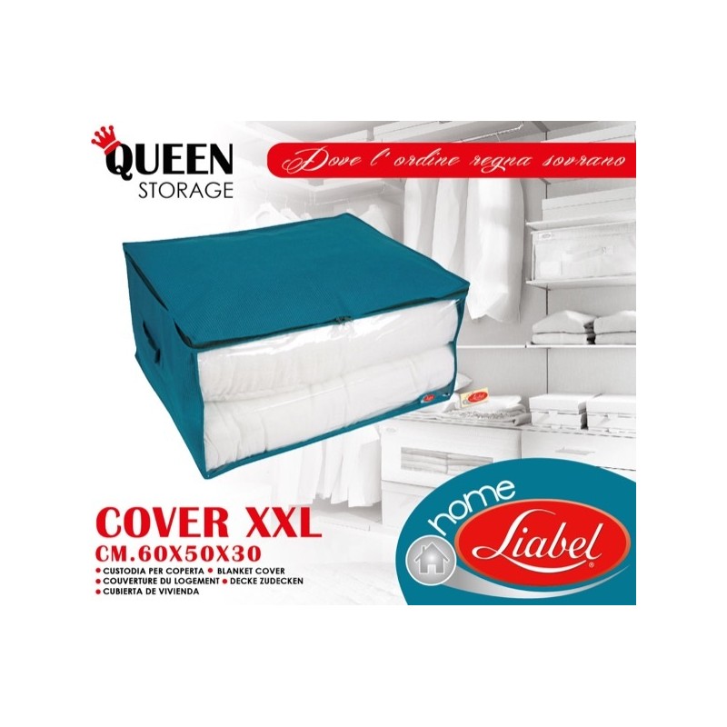 QUEEN PETROLIO COVER XXL CM.60X50X30 0339